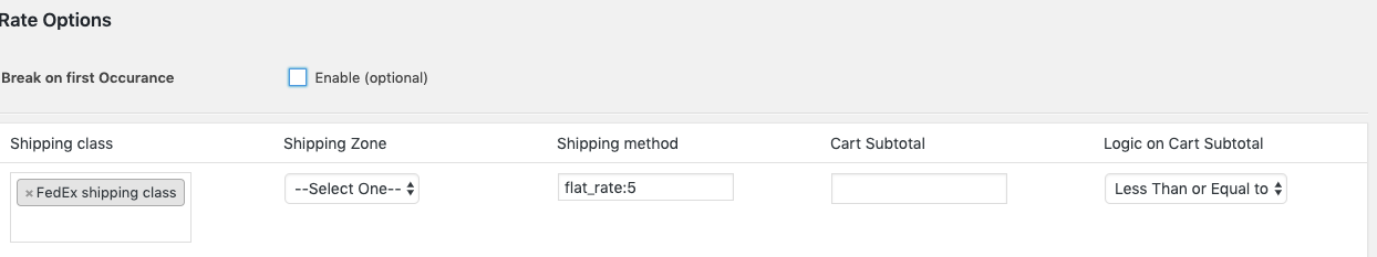 FedEx Live Rate Adjustment