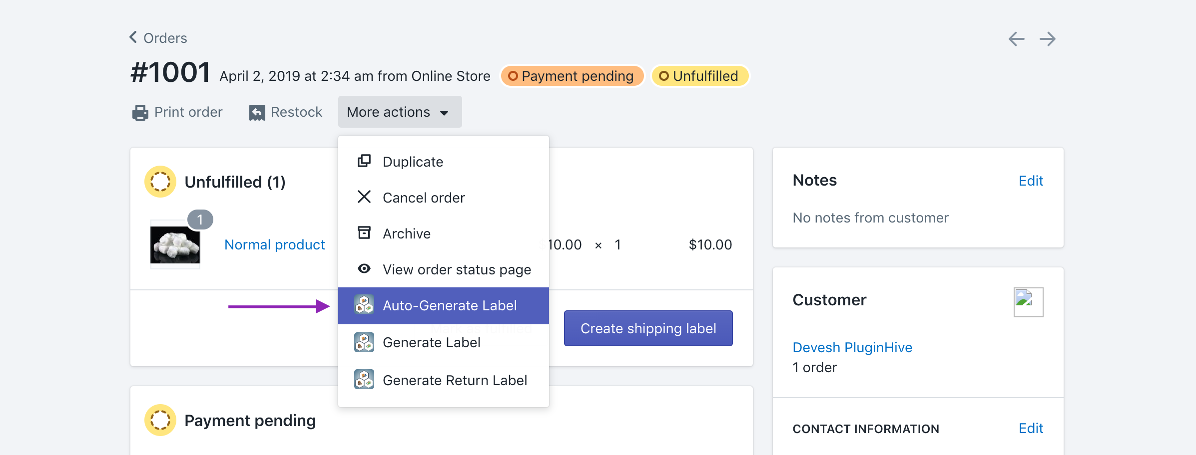 create fedex shipping label