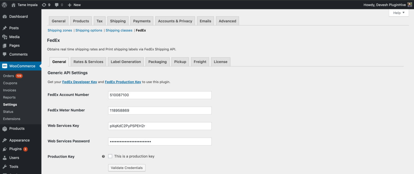 Create FedEx Shipping Label from your Online Store
