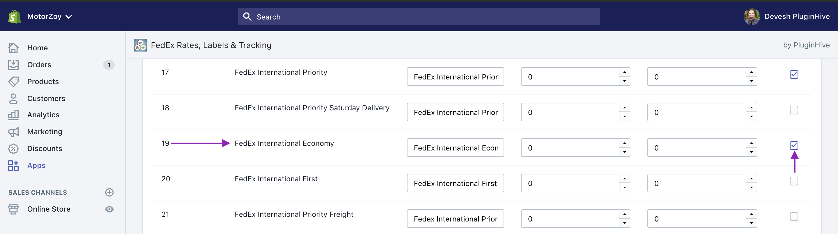 fedex international economy 