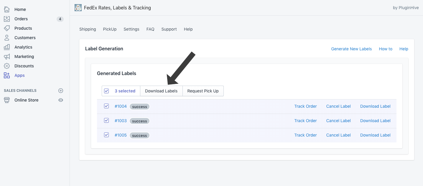 create fedex shipping label