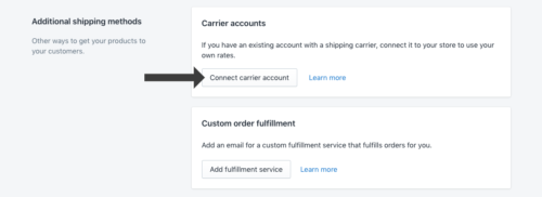 Setting up UPS and FedEx using Shopify