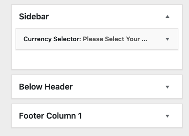 woocommerce multiple currencies widget