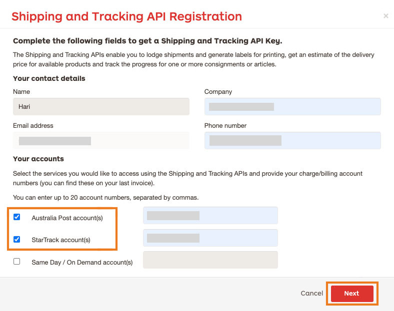 Australia post & startrack