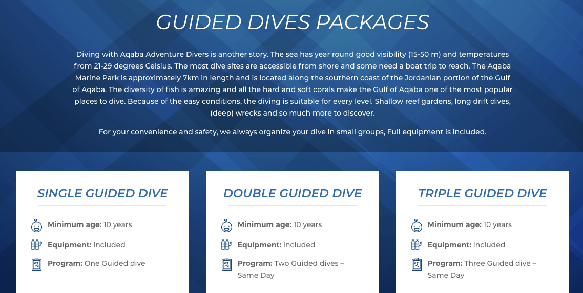 Guided Dives