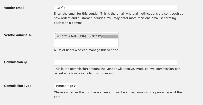 multiple shipping vendor settings