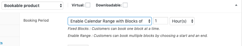 woocommerce booking per hour