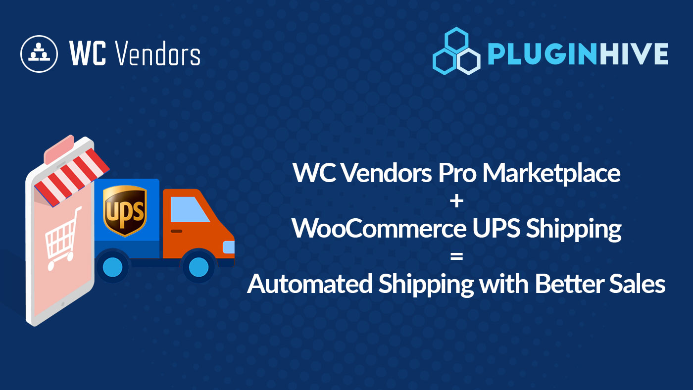 Wc Vendors with WooCommerce UPS shipping plugin