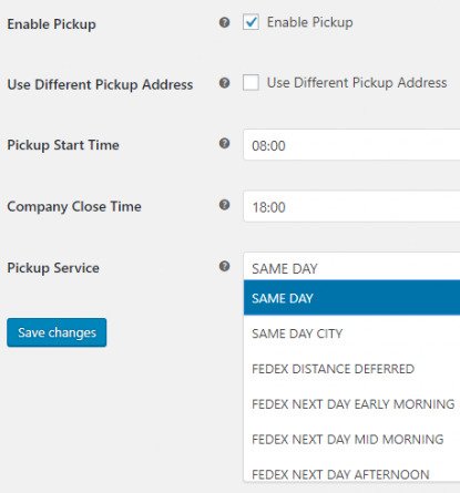 Schedule FedEx Pickup within WooCommerce