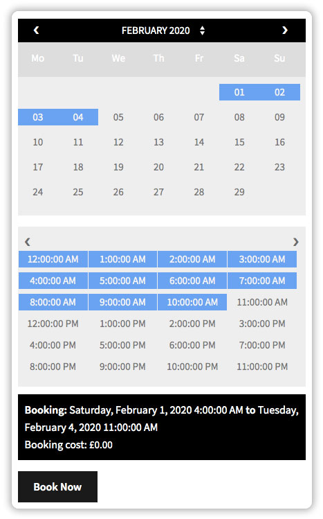 Time slots