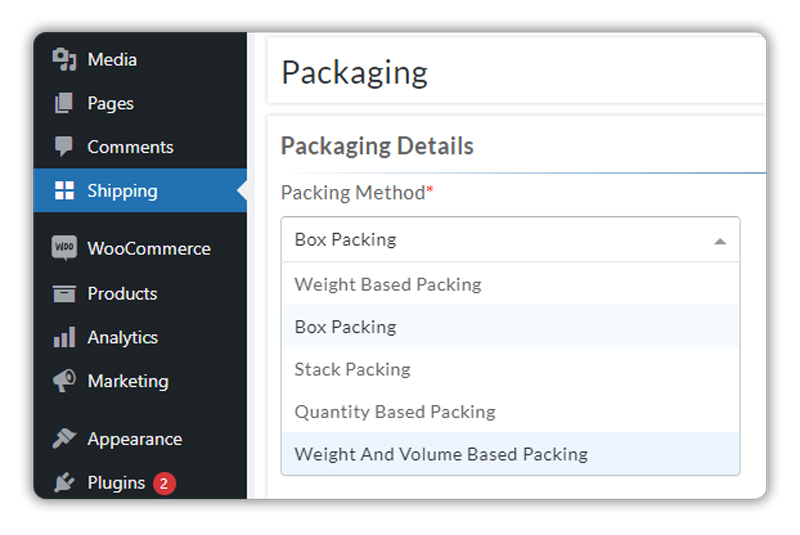 packing methods 