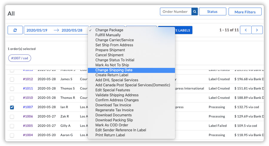 Change-shipping-date