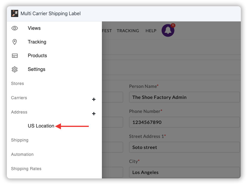 Ensure that the shipper address and recipient address is correct