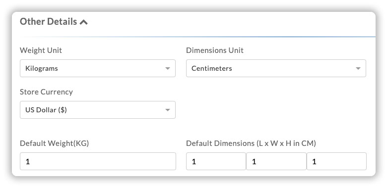 default-weight-dimensions