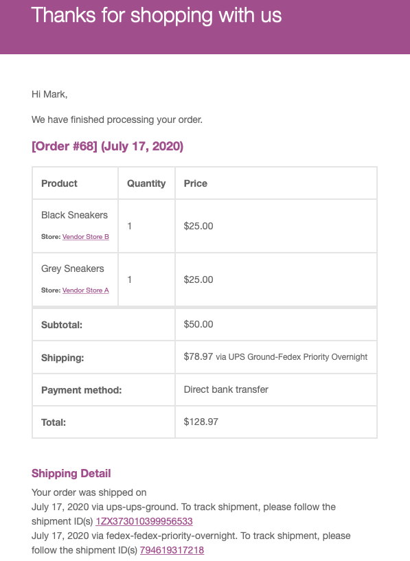 MultiVendor Shipping using Shipping Services PluginHive