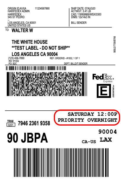 FedEx-saturday-delivery-label