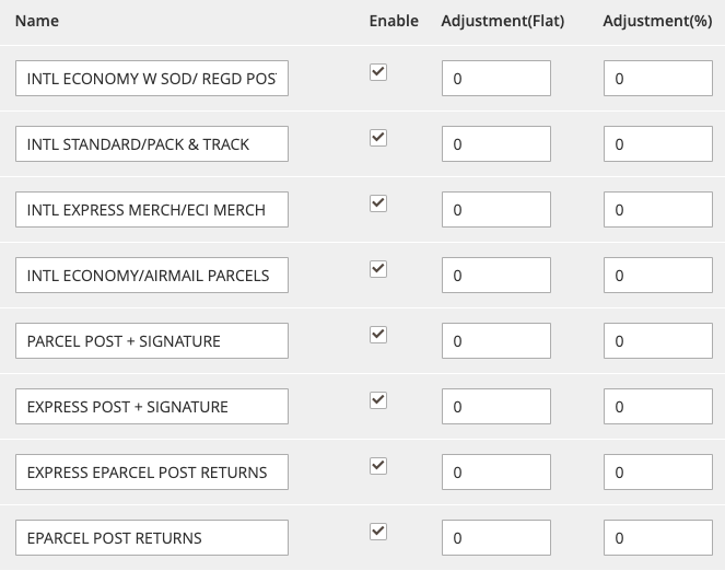 au post magento shipping rate adjustment