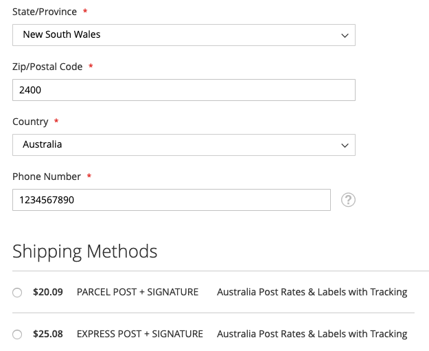 au-post-magento-shipping-rates