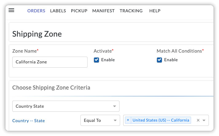 California-shipping-zone