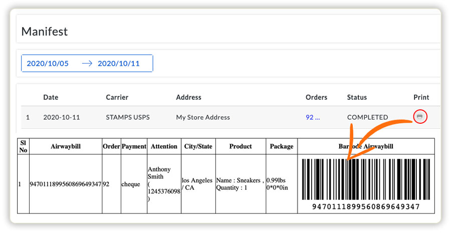 print-usps-manifest