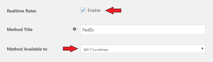 enable real time rates