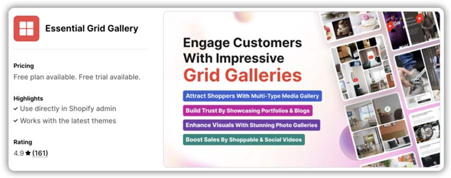 grid galleries