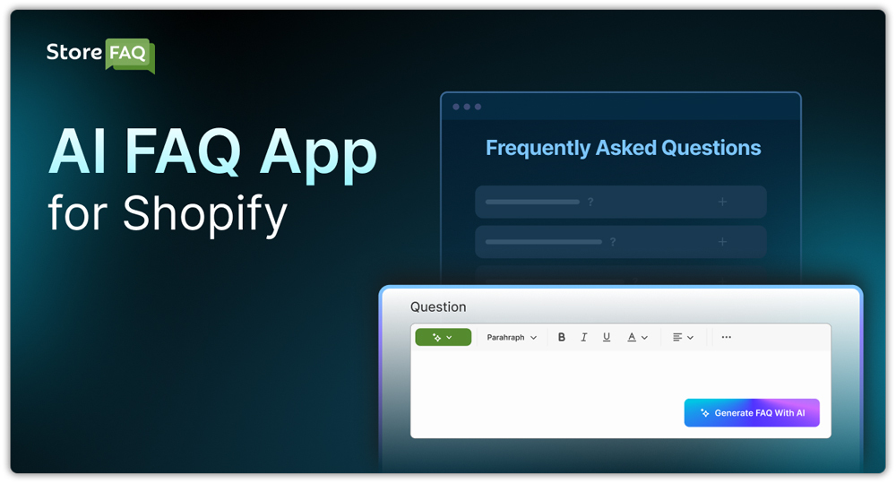 StoreFAQ: Product FAQ Builder