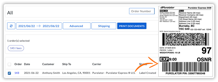 Print-Purolator-shipping-labels