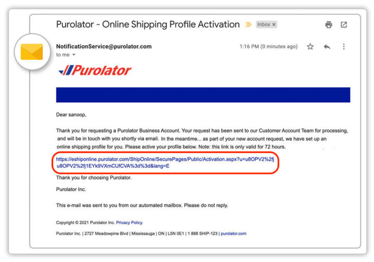 How to set up Purolator Account PluginHive