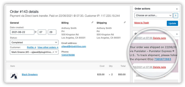 Purolator Shipping Plugin for WooCommerce with Print Label - PluginHive
