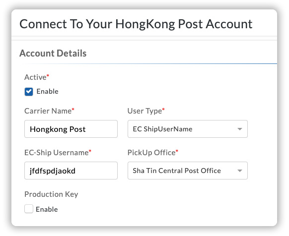 hongkong post credentials