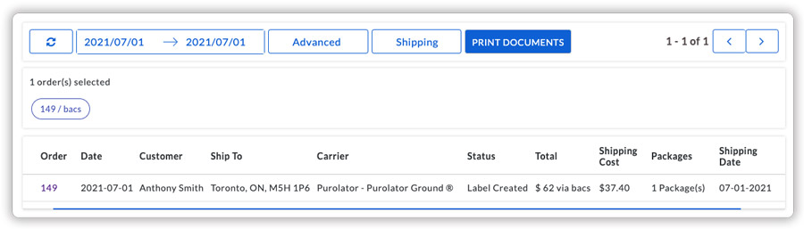 purlator-label-printing