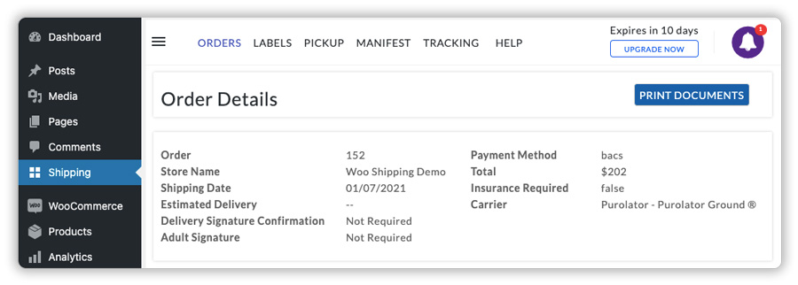 purolator-order-payment-methods