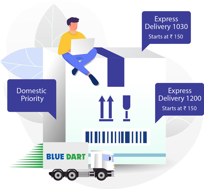 Blue Dart Domestic delivery