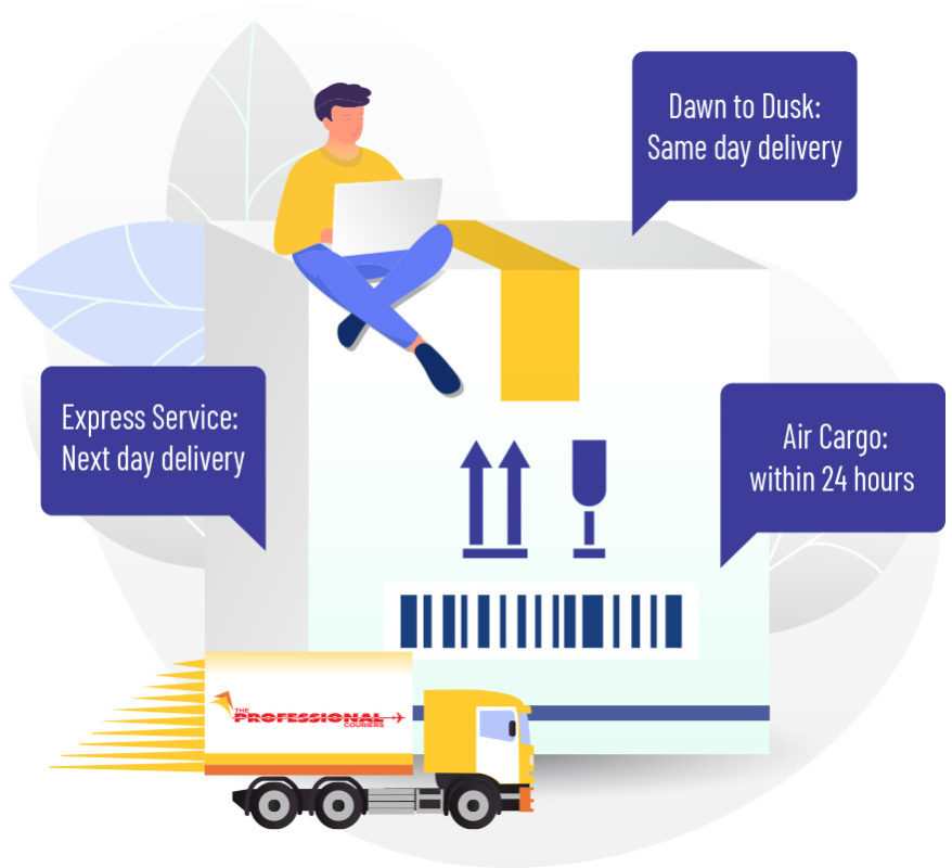 The professional domestic shipping rates