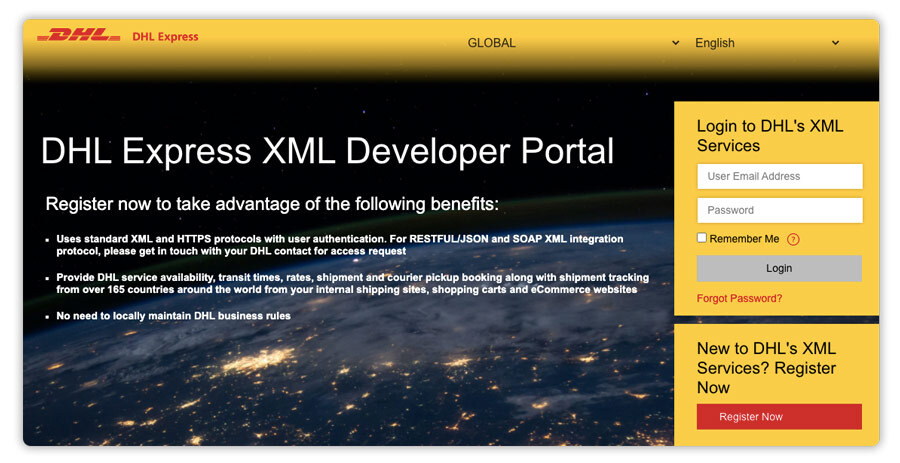 DHL-XML-Portal