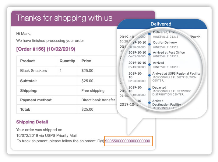 WooCommerce-Tracking-email