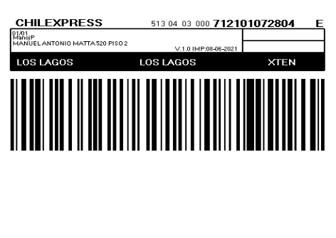 Chilexpress label