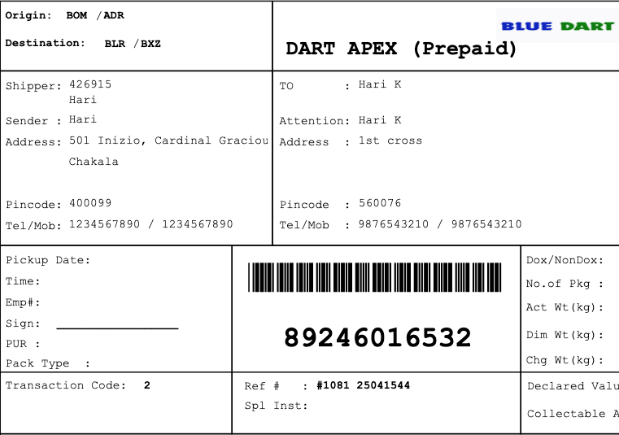 Dart Shipping PluginHive