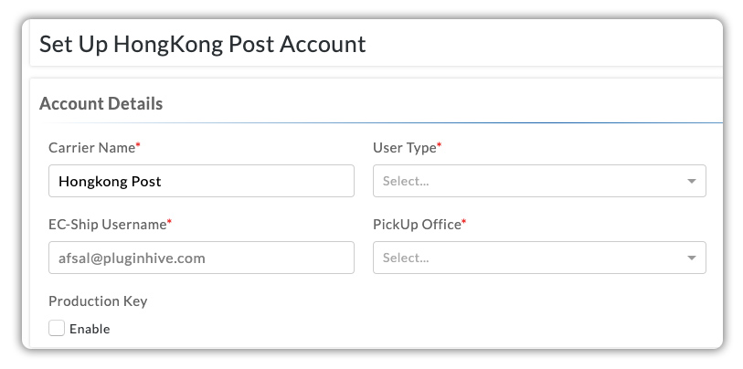 Integrate Hongkong Post Account with your eCommerce store