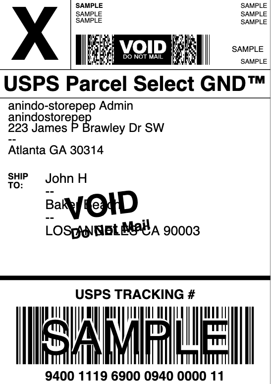 USPS Label