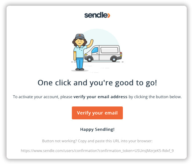 activate sendle account