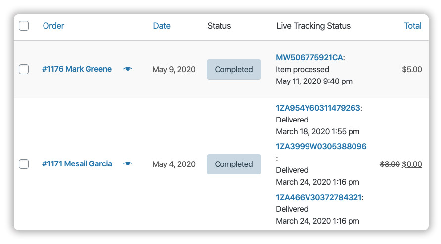 live-tracking-status-on-woocommerce-admin-orders-page