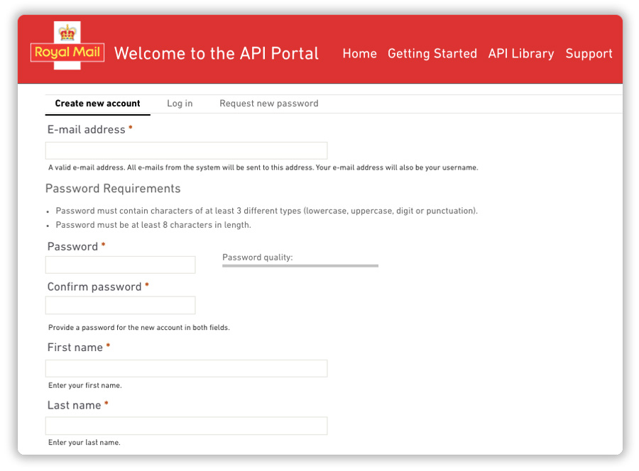 royal-mail-API-portal