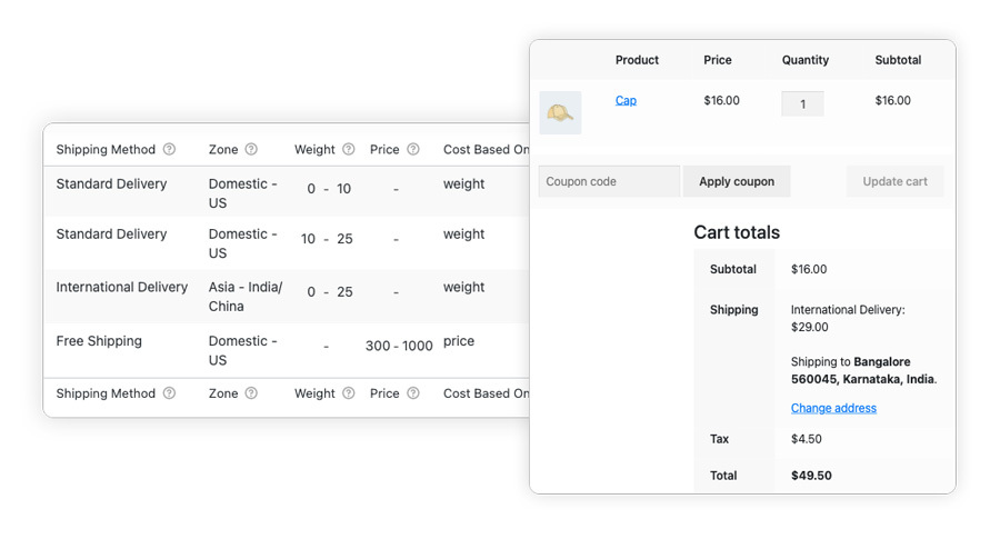 zone based woo shipping