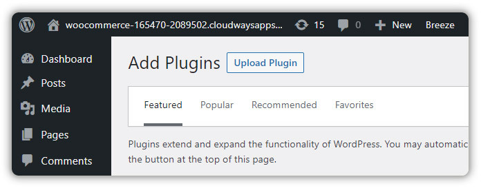 Upload plugin