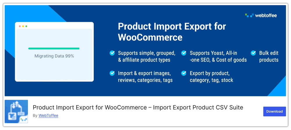 Product Import Export for WooCommerce