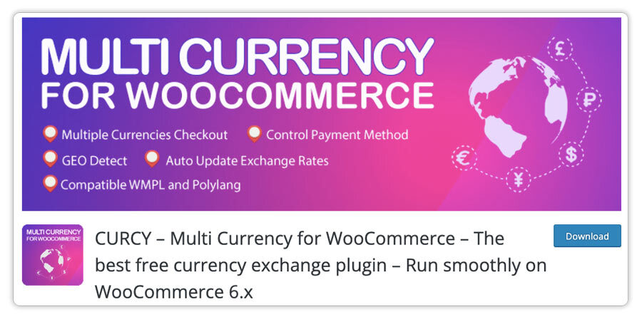 CURCY - WooCommerce Multi Currency - Currency Switcher