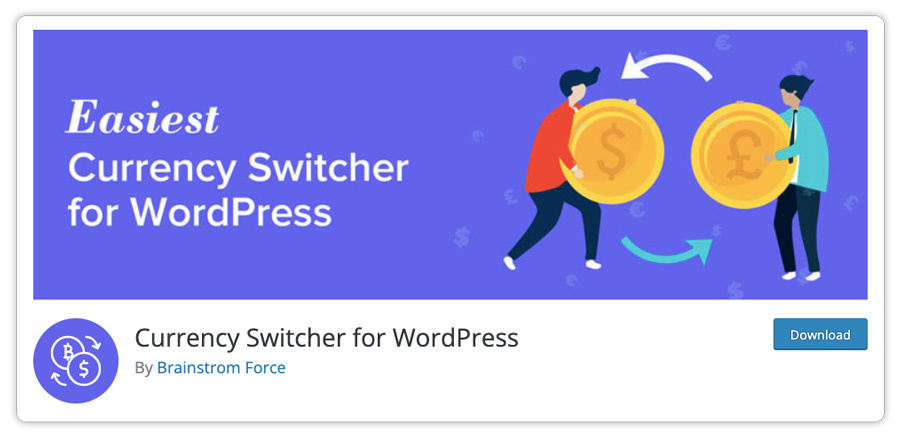 Currency Switcher for WordPress