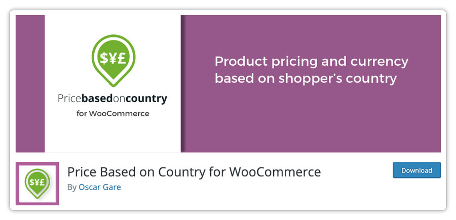 Price Based on Country for WooCommerce  